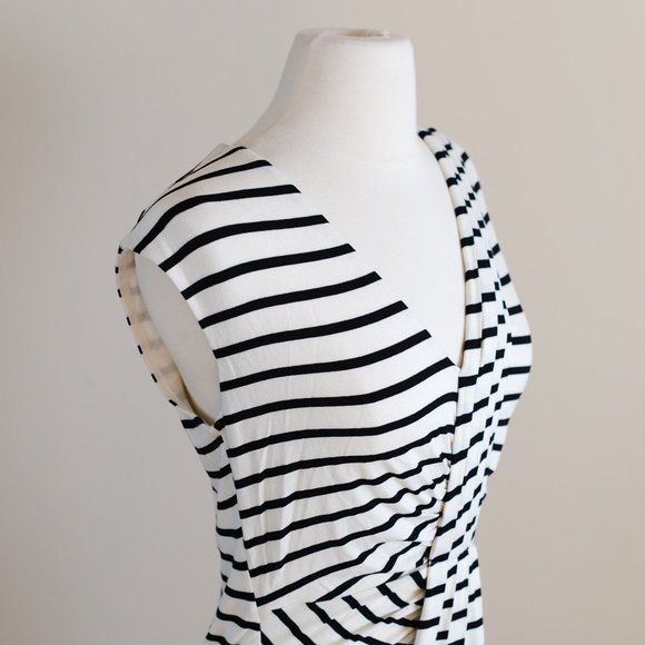 NWT Anthropologie Bailey 44 Stretchy Striped Body Con Dress - Picture 10 of 12